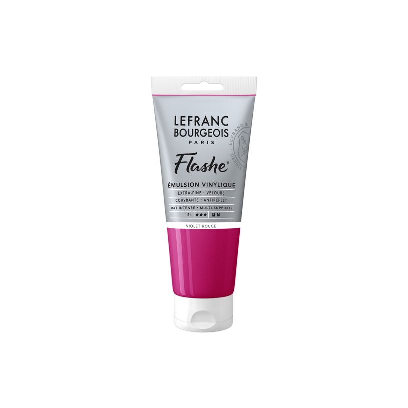 3013643006077-Lefranc Bourgeois Flashe Series 1 - Peinture - émulsion vinylique - rouge-violet - semi-opa-P_405200296_2-1