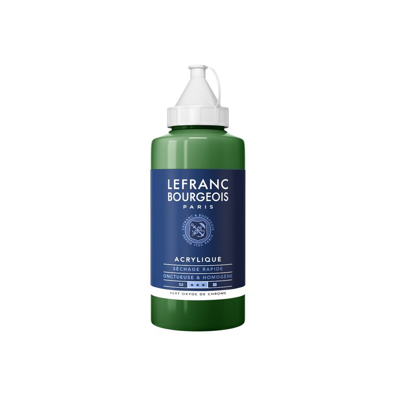 3013643003700-Lefranc Bourgeois Series 2 542 - Peinture - peinture acrylique - vert oxyde de chrome - op-P_405200350_1-0