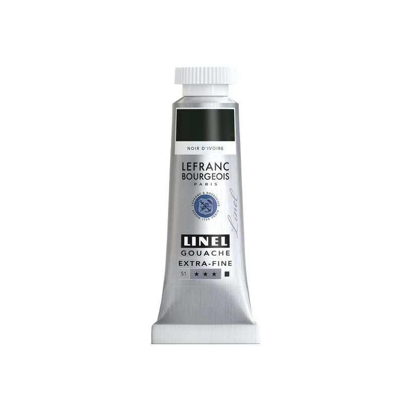 3013643012283-Lefranc Bourgeois LINEL EXTRA-FINE Series 1 269 - Peinture - gouache - noir ivoire - opaqu-P_405200656_1-0
