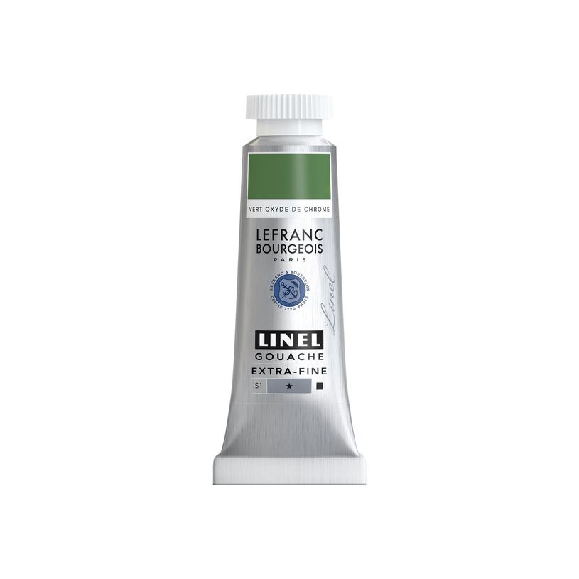 3013643012054-Lefranc Bourgeois Linel Series 1 542 - Peinture - gouache - vert oxyde chromé - opaque - -P_405200673_1-0