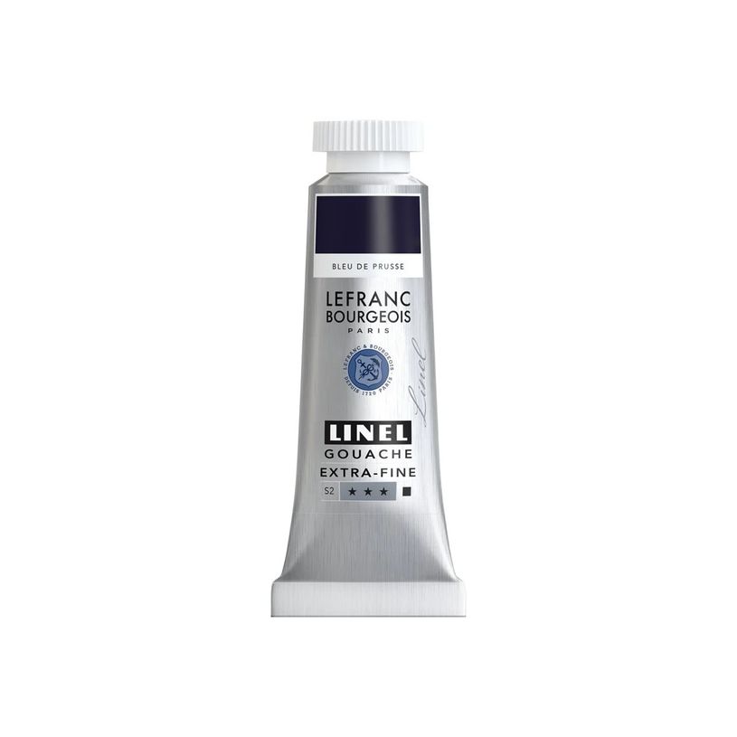 3013643011880-Lefranc Bourgeois LINEL - Peinture - gouache - bleu prussien - opaque - mat - extra-fine --P_405200677_1-0
