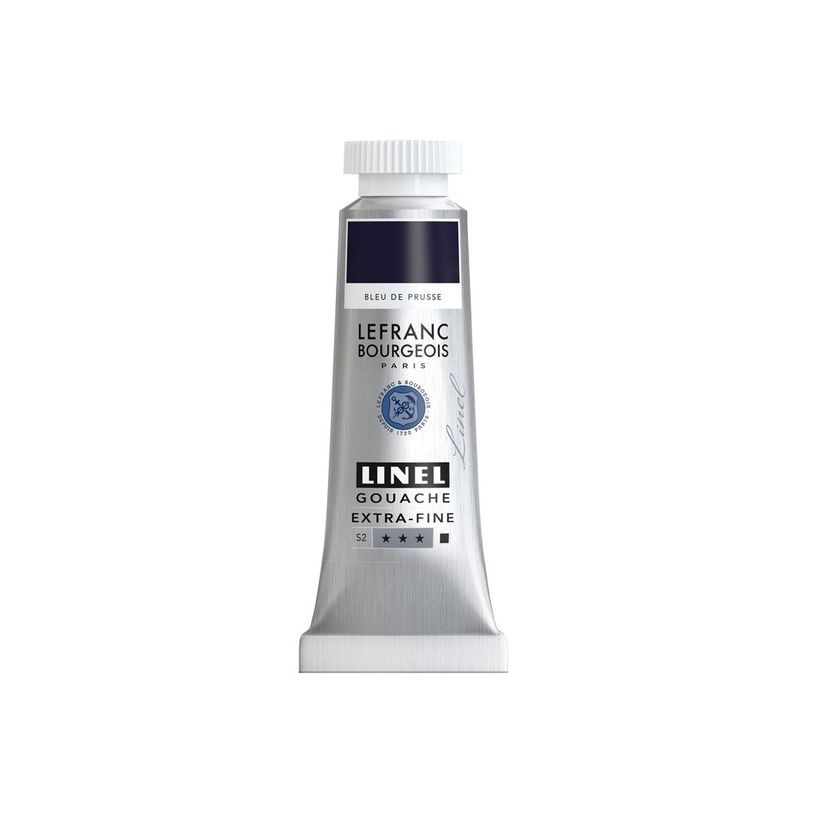 3013643011880-Lefranc Bourgeois LINEL - Peinture - gouache - bleu prussien - opaque - mat - extra-fine --P_405200677_2-1