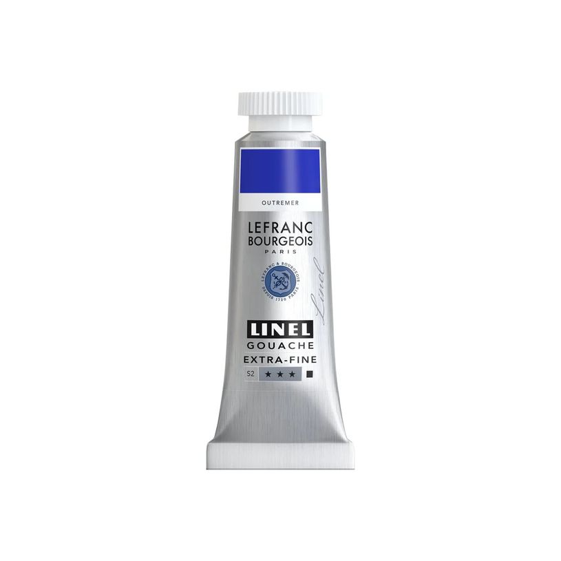 3013643011859-Lefranc Bourgeois LINEL - Peinture - gouache - outre-mer - opaque - mat - extra-fine - 14 -P_405200684_1-0