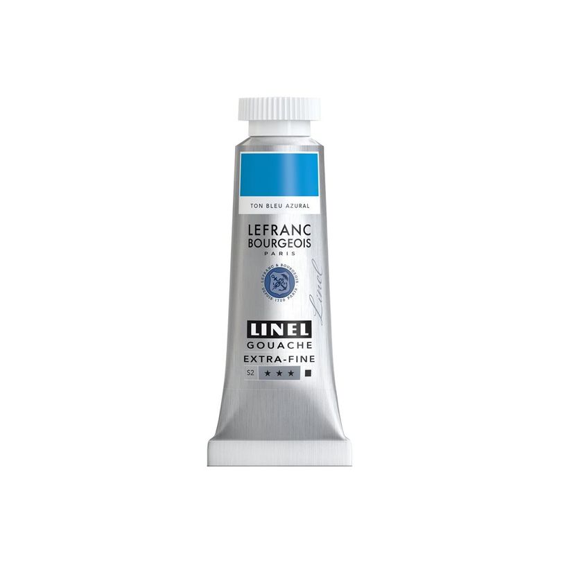3013643011958-Lefranc Bourgeois LINEL - Peinture - gouache - ton bleu azur - opaque - mat - extra-fine --P_405200694_1-0
