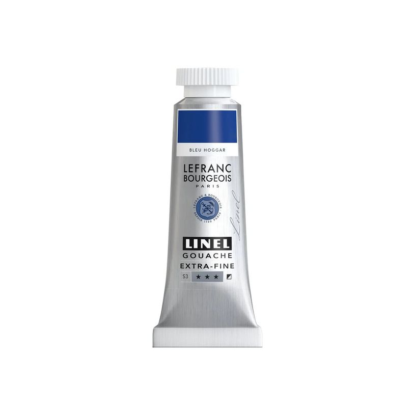 3013643011910-Lefranc Bourgeois LINEL - Peinture - gouache - bleu hoggar - semi-opaque - mat - extra-fin-P_405200701_1-0