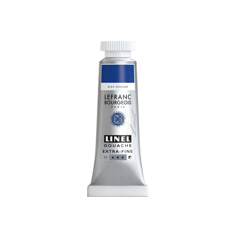 3013643011910-Lefranc Bourgeois LINEL - Peinture - gouache - bleu hoggar - semi-opaque - mat - extra-fin-P_405200701_2-1