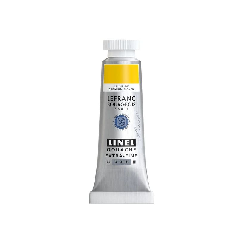 3013643011620-Lefranc Bourgeois LINEL - Peinture - gouache - jaune de cadmium moyen - opaque - mat - ext-P_405200704_1-0