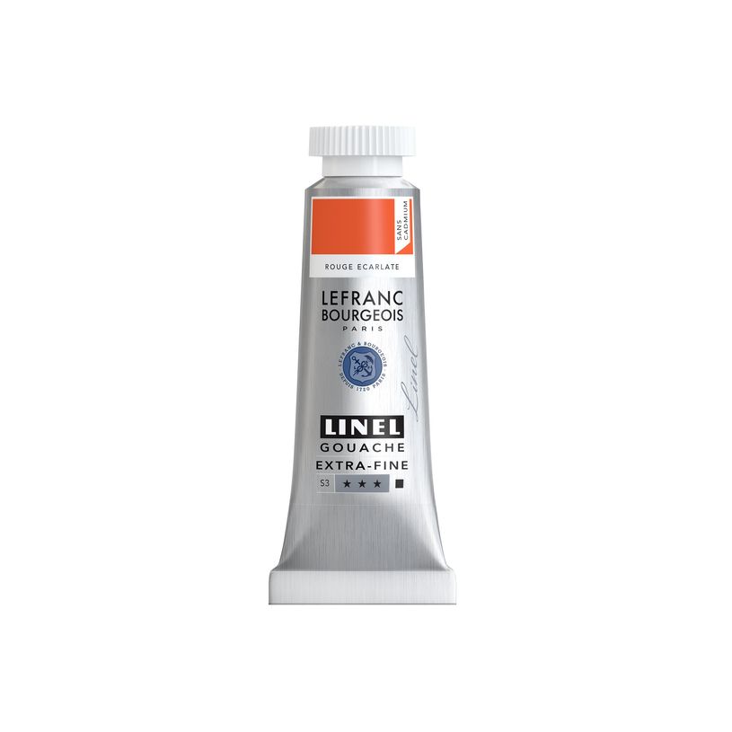 3013643011682-Lefranc Bourgeois LINEL - Peinture - gouache - rouge écarlate sans cadmium - opaque - mat-P_405200708_1-0