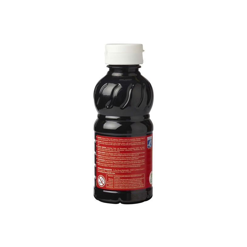 3013648075306-Lefranc Bourgeois Enfants Redimix - Peinture - gouache - liguide - noir - 250 ml-P_405200740_4-3
