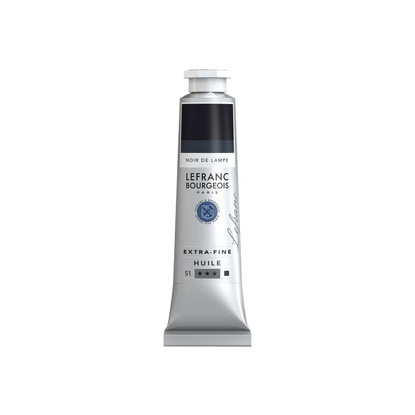 3013644051434-Lefranc Bourgeois - Peinture - peinture à l'huile - noir lampe - opaque - extra-fine - 40-P_405200937_3-1