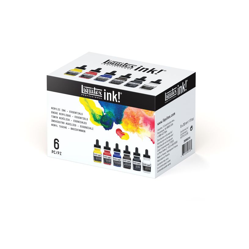 0887452997481-Liquitex Professional Essentials - Jeu d'encre - peinture acrylique - 6 couleurs - semi-tr-P_405201500_3-1