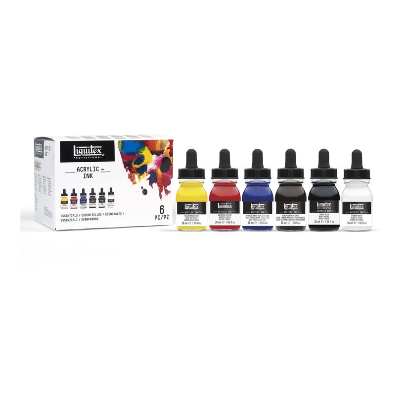 0887452997481-Liquitex Professional Essentials - Jeu d'encre - peinture acrylique - 6 couleurs - semi-tr-P_405201500_5-2