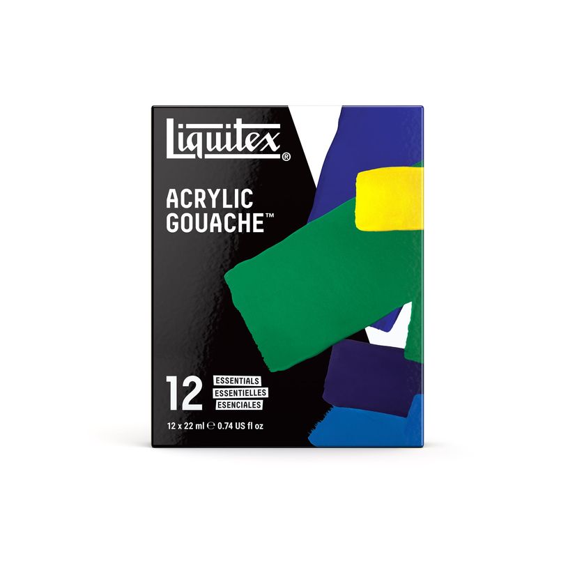 0887452999935-Liquitex Professional Essentials - Ensemble de peinture - gouache - 12 couleurs - couleurs assorties - opaque/se-P_405201712_2-1