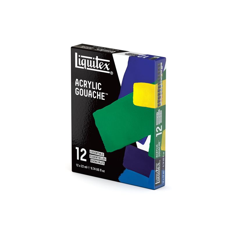 0887452999935-Liquitex Professional Essentials - Ensemble de peinture - gouache - 12 couleurs - couleurs assorties - opaque/se-P_405201712_3-2