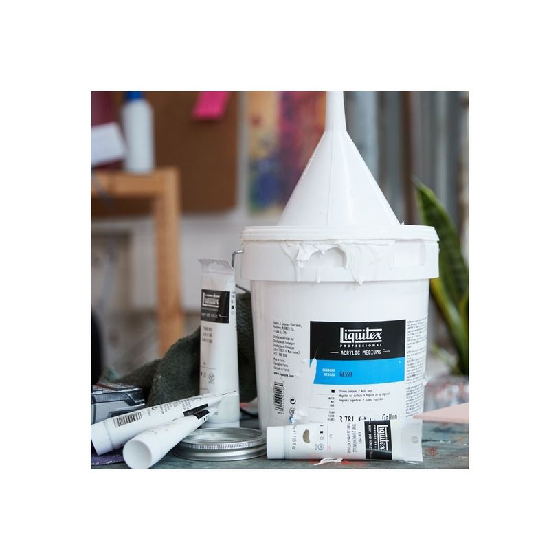 0094376924060-Liquitex Professional - Gesso - pour peinture acryllique, peinture à l'huile - blanc tita-P_405201885_4-4