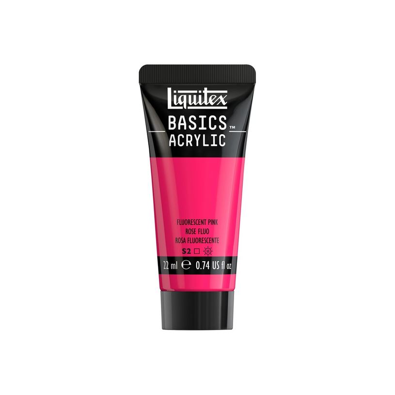 0887452058083-Liquitex Basics - Peinture - peinture acrylique - rose fluorescent - transparent - satin --P_405202029_1-0