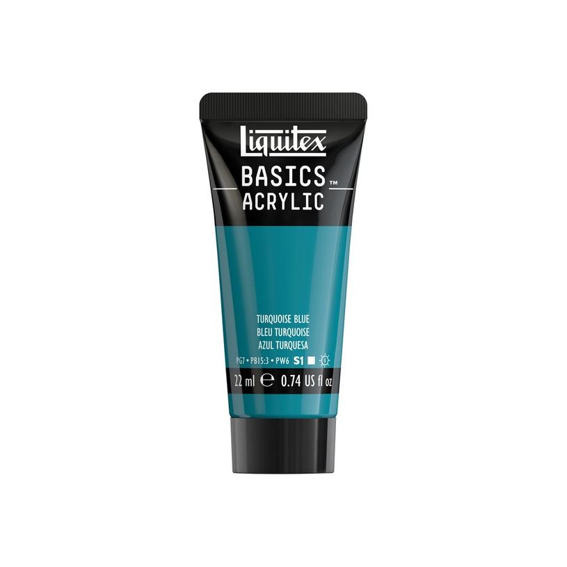 0887452058113-Liquitex Basics - Peinture - peinture acrylique - bleu turquoise - opaque - satin - 22 ml-P_405202032_1-0