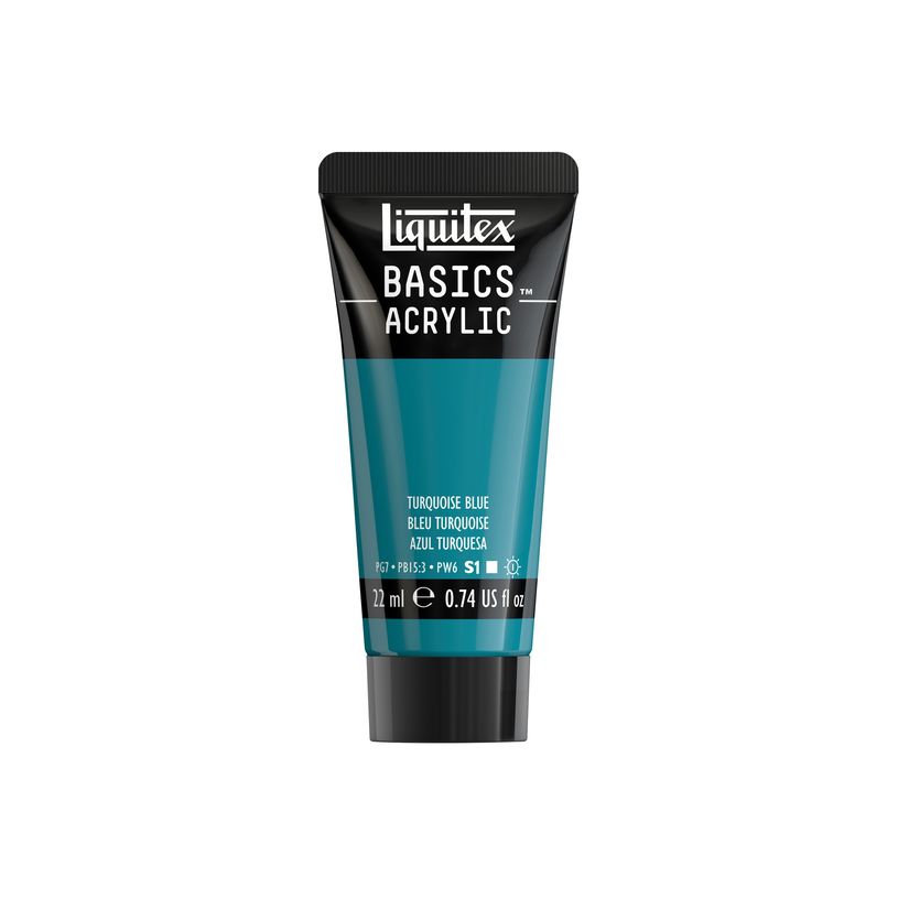 0887452058113-Liquitex Basics - Peinture - peinture acrylique - bleu turquoise - opaque - satin - 22 ml-P_405202032_2-1