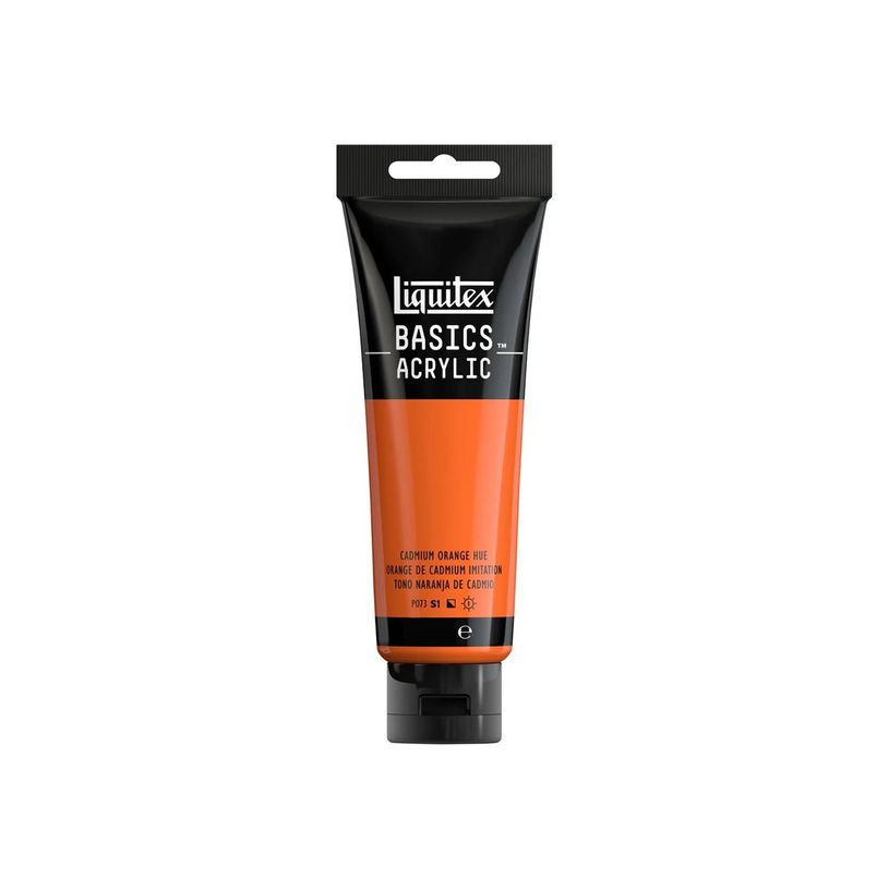 0094376974928-Liquitex Basics - Peinture - peinture acrylique - teinte orange de cadmium - semi-opaque --P_405202058_2-2