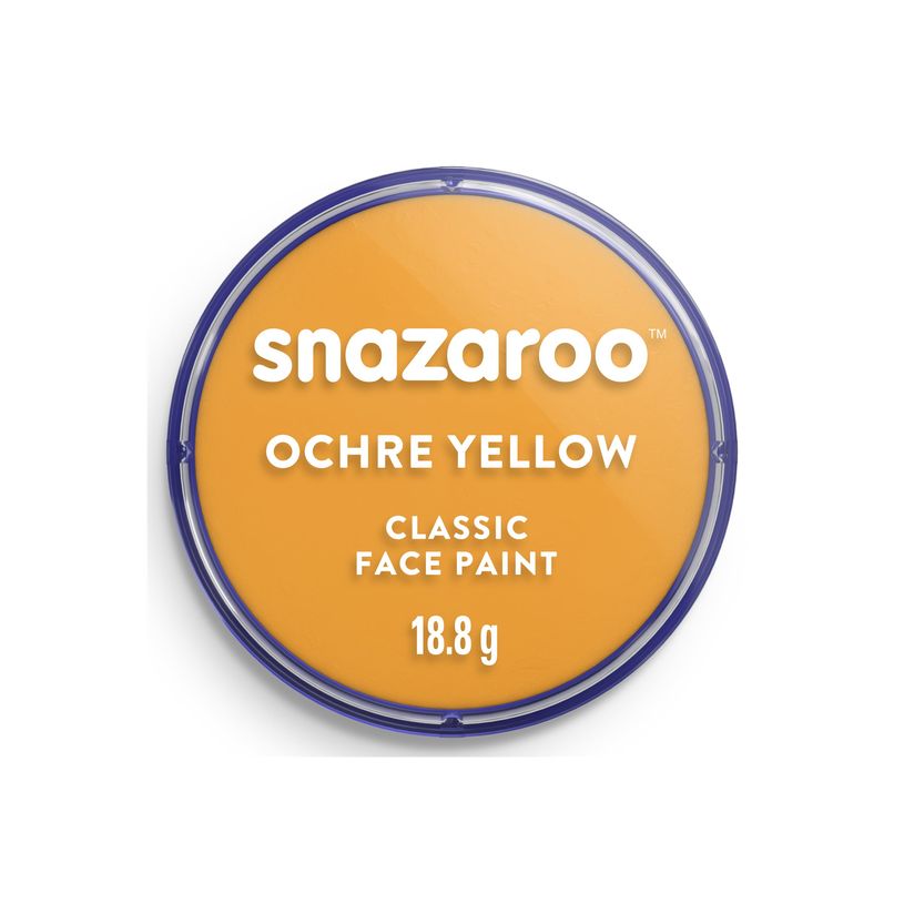 0766416182449-Snazaroo Classic - Peinture - peinture à base d'eau - ocre jaune - 18.8 g-P_405202395_2-0