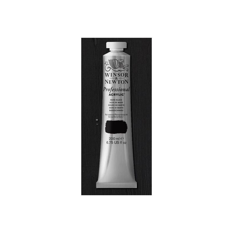 0094376991192-Winsor & Newton PROFESSIONAL - Peinture - peinture acrylique - Noir mars - opaque - extra--P_405202523_1-0