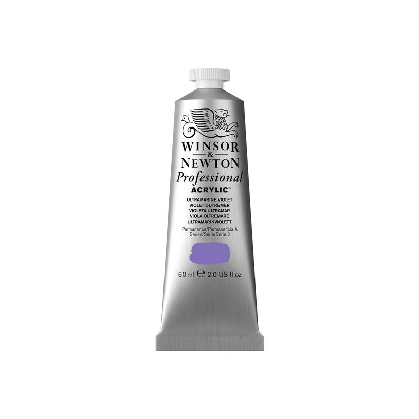 0094376990713-Winsor & Newton PROFESSIONAL - Peinture - peinture acrylique - violet ultramarin - transpa-P_405202582_2-0