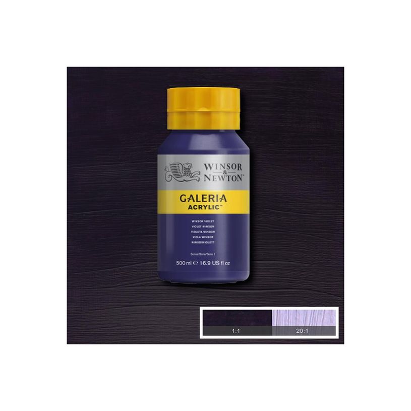 0094376985009-Winsor & Newton Galeria - Peinture - peinture acrylique - violet winsor - transparent - 1 -P_405202684_1-0