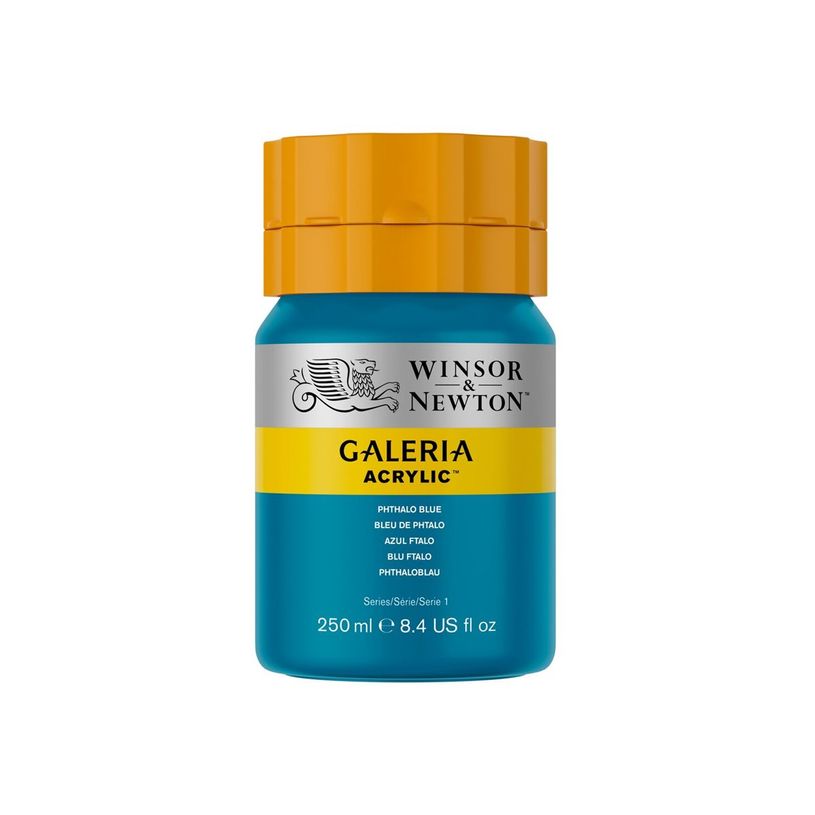 0884955030011-Winsor & Newton Galeria - Peinture - peinture acrylique - bleu phtalo - transparent - 250 -P_405202689_1-0