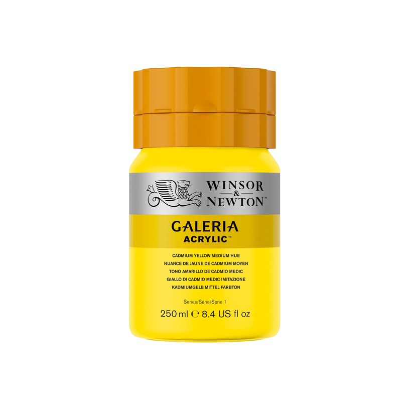 0094376914207-Winsor & Newton Galeria - Peinture - peinture acrylique - teinte jaune moyen de cadmium - -P_405202709_2-0
