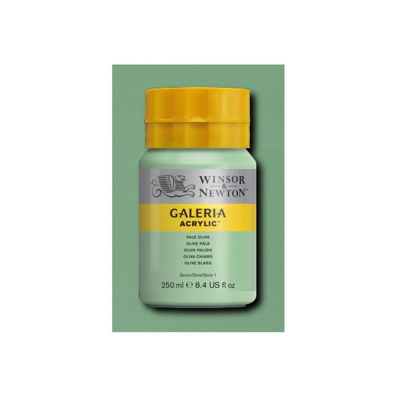 0094376971866-Winsor & Newton Galeria - Peinture - peinture acrylique - olive pâle - opaque - 250 ml-P_405202715_1-0