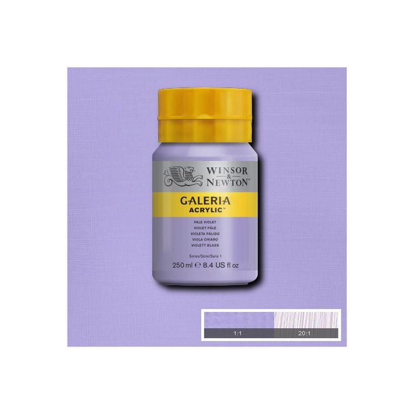 0094376971842-Winsor & Newton Galeria - Peinture - peinture acrylique - violet pale - opaque - 250 ml-P_405202735_1-0
