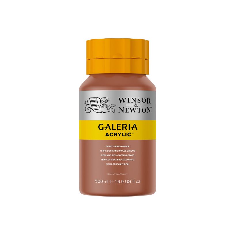 0094376987218-Winsor & Newton Galeria - Peinture - peinture acrylique - Sienne brulée - opaque - 500 ml-P_405202747_2-1