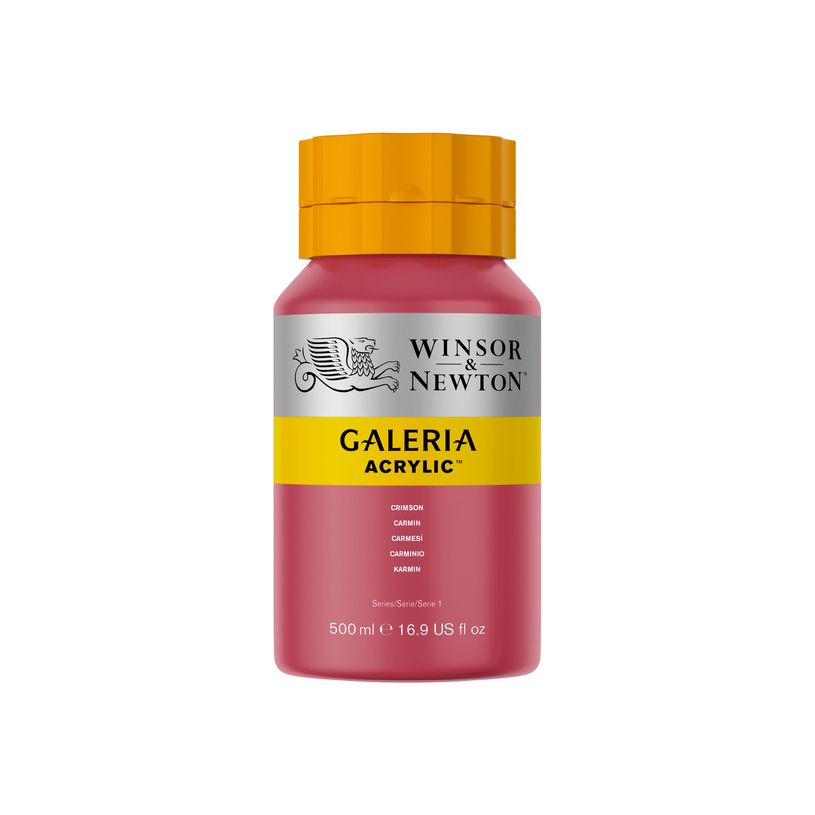 0094376914757-Winsor & Newton Galeria - Peinture - peinture acrylique - cramoisi - transparent - 500 ml-P_405202748_1-0