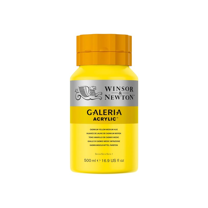 0094376914450-Winsor & Newton Galeria - Peinture - peinture acrylique - teinte jaune moyen de cadmium - -P_405202766_1-0