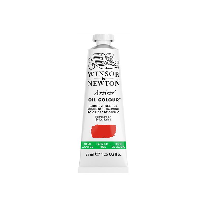 0884955074411-Winsor & Newton Artists' - Peinture - peinture à l'huile - rouge sans cadmium - opaque - -P_405203726_2-1