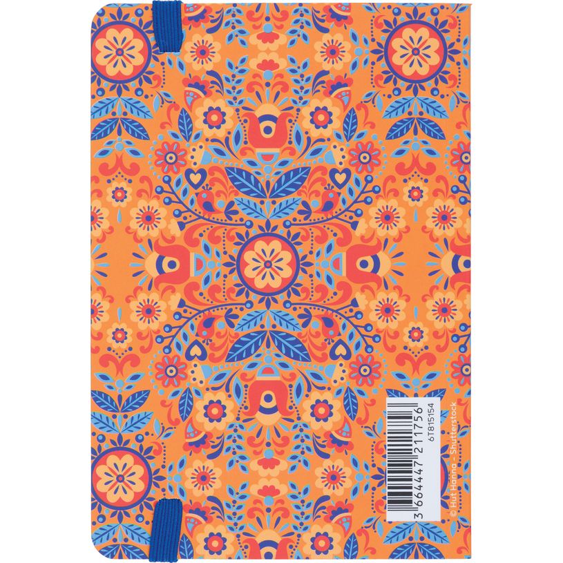 3664447180366-Agenda de poche Merida - 1 semaine sur 2 pages - 10 x 15 cm - orange - Oberthur--2