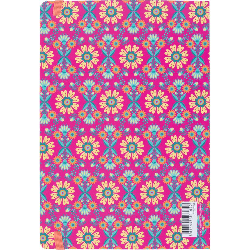3664447179414-Agenda Merida - 1 semaine sur 2 pages - 17 x 24,5 cm - fuchsia - Oberthur--2