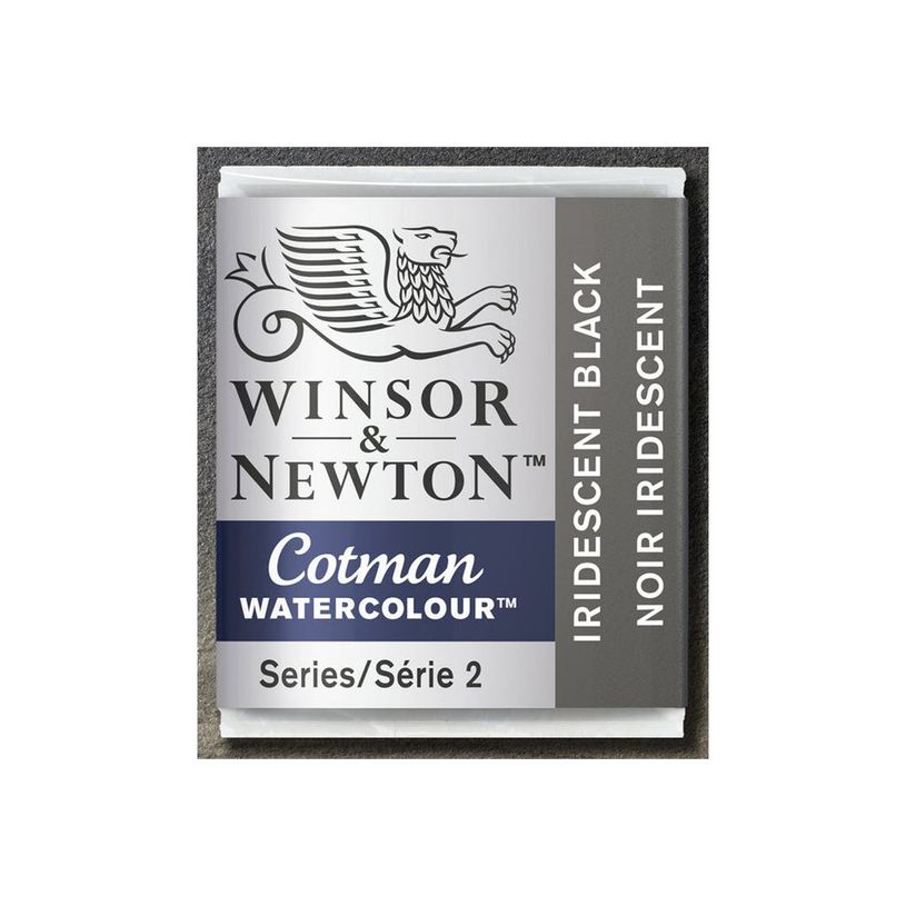 0884955090664-Winsor & Newton Cotman - Peinture - aquarelle - noir irisé - semi-opaque - fine - demi-pl-P_405204361_1-0