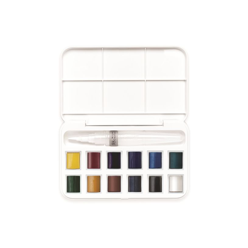 0884955053683-Winsor & Newton Cotman Pocket Set - Ensemble de peinture - 13 parties - aquarelle - 12 couleurs - couleurs a-P_405204372_8-1