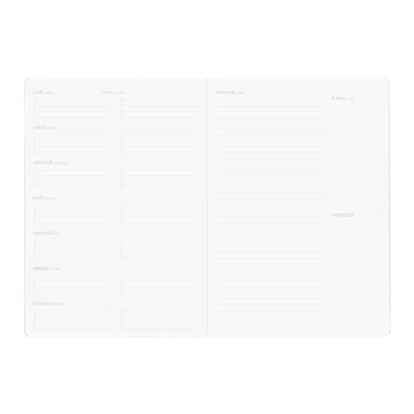 3664447177298-Semainier Perpétuel - pages de calendrier non datées - 15,1 x 21,5 cm - marine - Oberthu-P_405204427_2-1