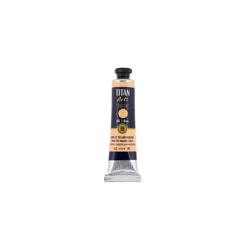 8712079487614-TITAN Arts Colores al óleo Extra Fino tubo 20 ml Amarillo nápoles rojizo N° 10 (190001006)--0