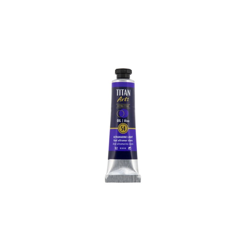 8712079487898-TITAN Arts Colores al óleo Extra Fino tubo 20 ml Azul ultramar claro N° 54 (190005406)--0