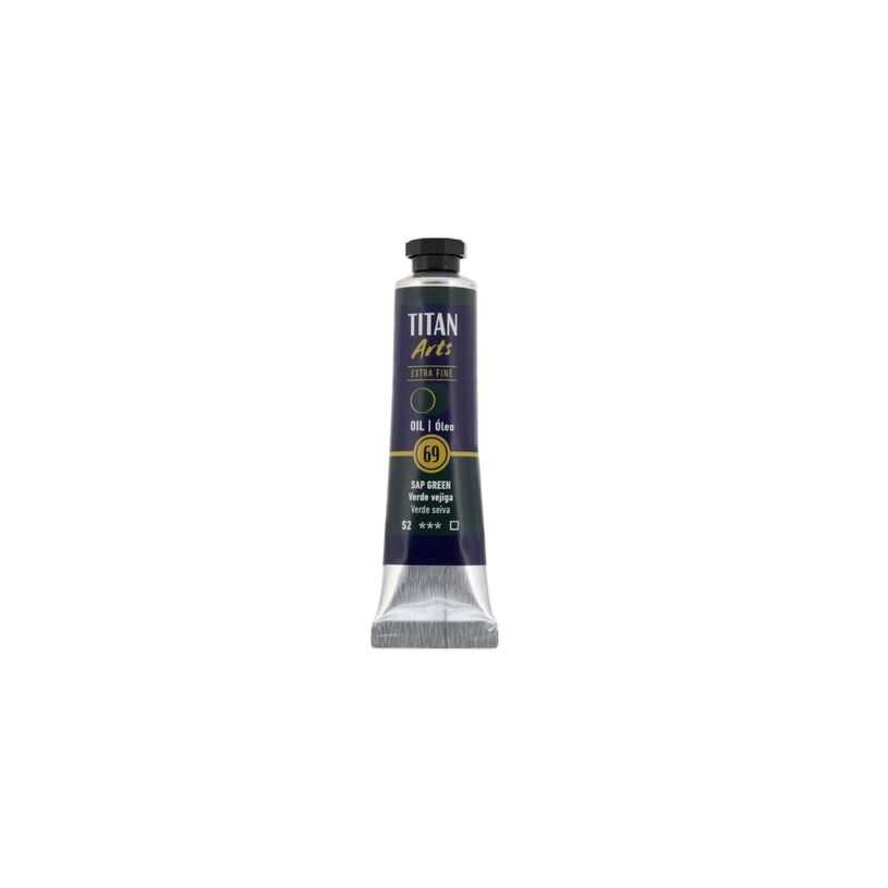 8712079487973-TITAN Arts Colores al óleo Extra Fino tubo 20 ml Verde vejiga N° 69 (190006906)--0