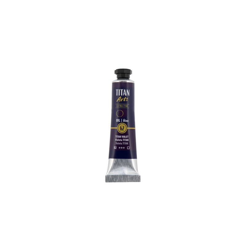 8712079487935-TITAN Arts Colores al óleo Extra Fino tubo 20 ml Violeta N° 62 (190006206)--0