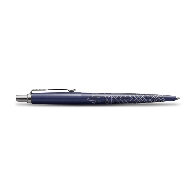 3026981981968-Parker Jotter - Stylo bille - Édition spéciale Sydney - Bleu Finition chrome - Encre Ble-P_405216613_4-3