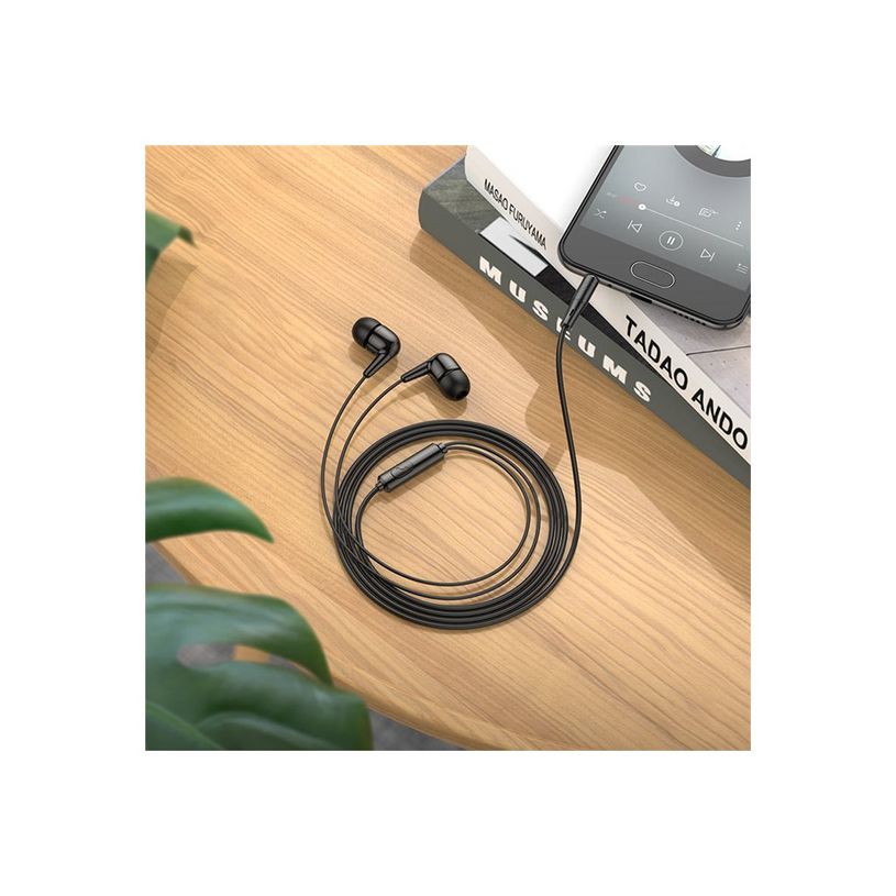 6931474771780-HOCO M97 Enjoy - Écouteurs avec micro - intra-auriculaire - filaire - jack 3,5mm - noir-P_405216786_7-6