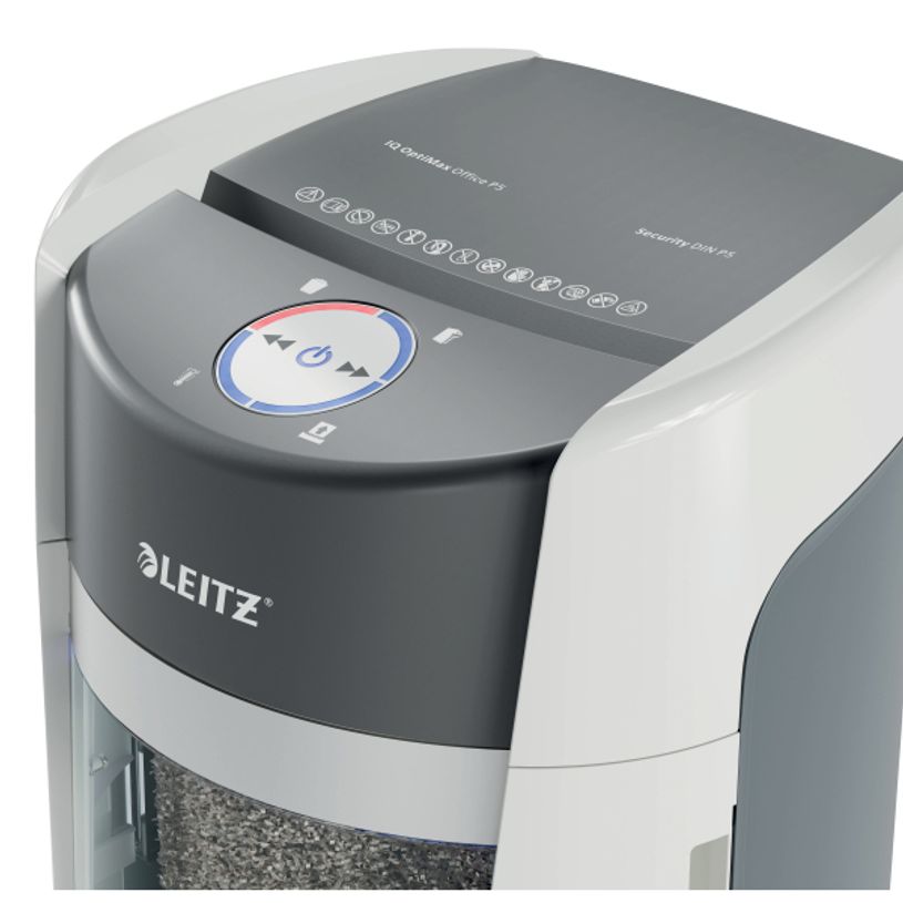 4002432137626-Leitz IQ Optimax - destructeur de documents coupe micro P5 - 10 feuilles - Corbeille 35 l-P_405216859_15-3