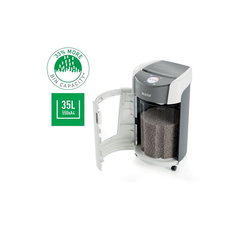 4002432137626-Leitz IQ Optimax - destructeur de documents coupe micro P5 - 10 feuilles - Corbeille 35 l-P_405216859_2-14