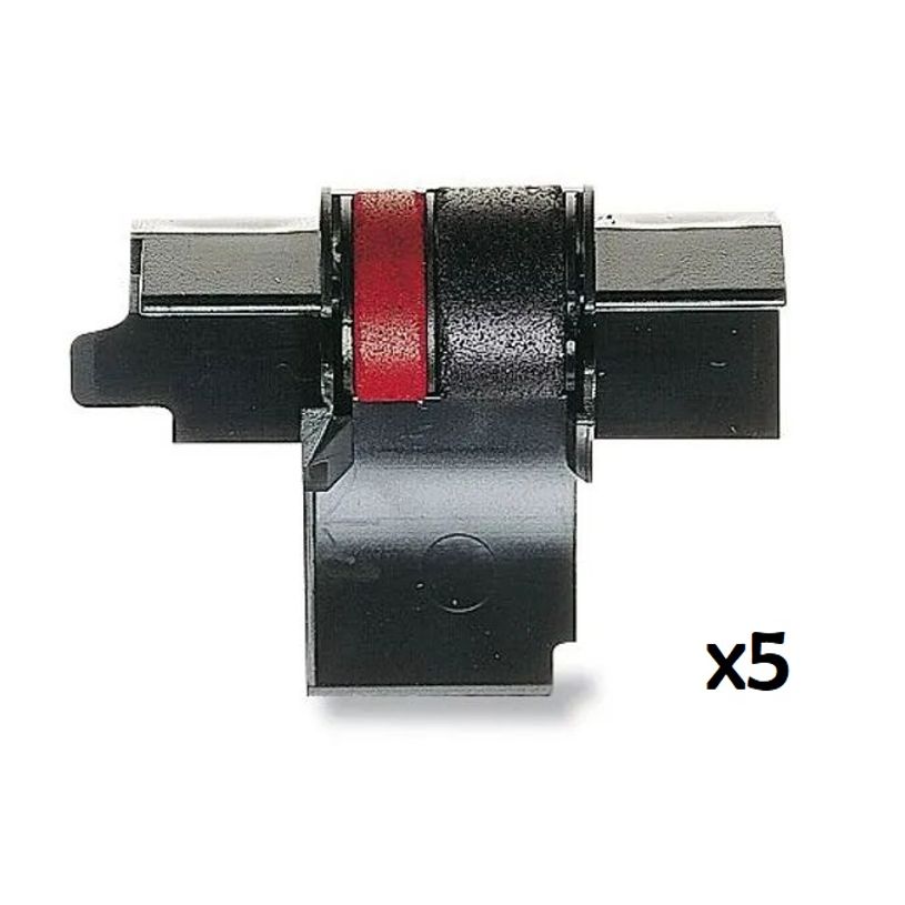 3112534102291-5 Rouleaux encreur compatible Epson IR40T - noir/rouge - pour calculatrice - Armor-P_405216955_1-0