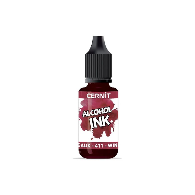 5411711460420-Cernit Auxiliary - Encre - à base d'alcool - bordeaux - transparent - 20 ml-P_405217113_2-1